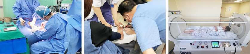 산소탱크 및 진료실 이미지